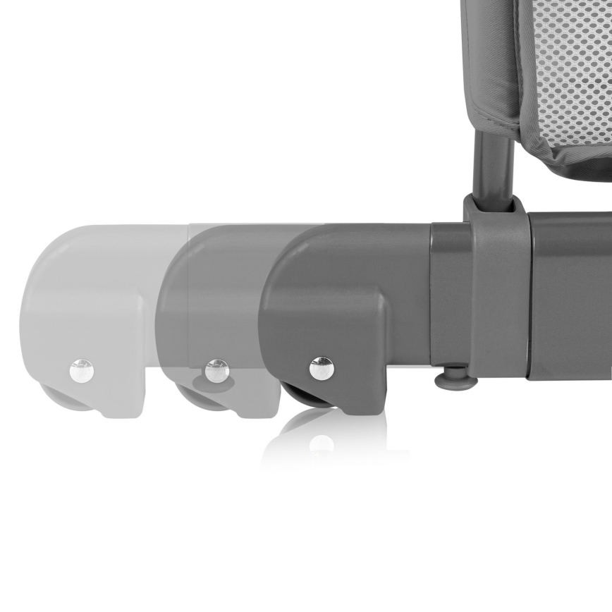 Lionelo - Otroška posteljica 5 v 1 THOMI PLUS Grey Concrete