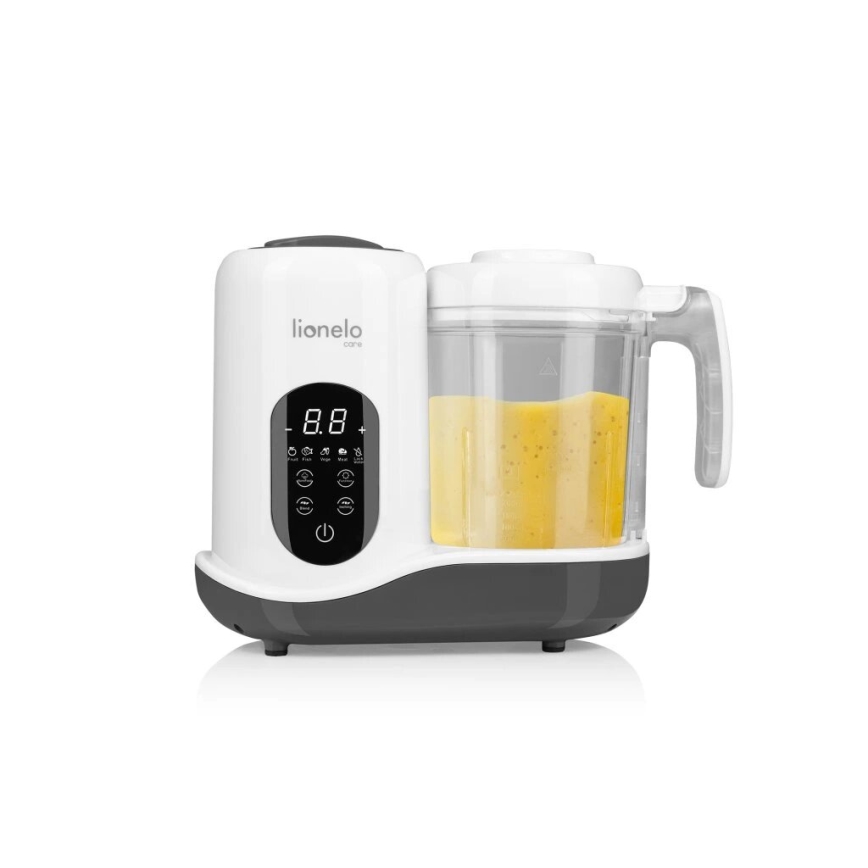 Lionelo - Parný varič 5v1 BABYMENU 110W/230V biela/sivá