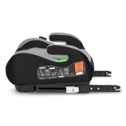 Lionelo - Podsedák do auta LUUK FIX i-Size 125-150 cm čierna/šedá