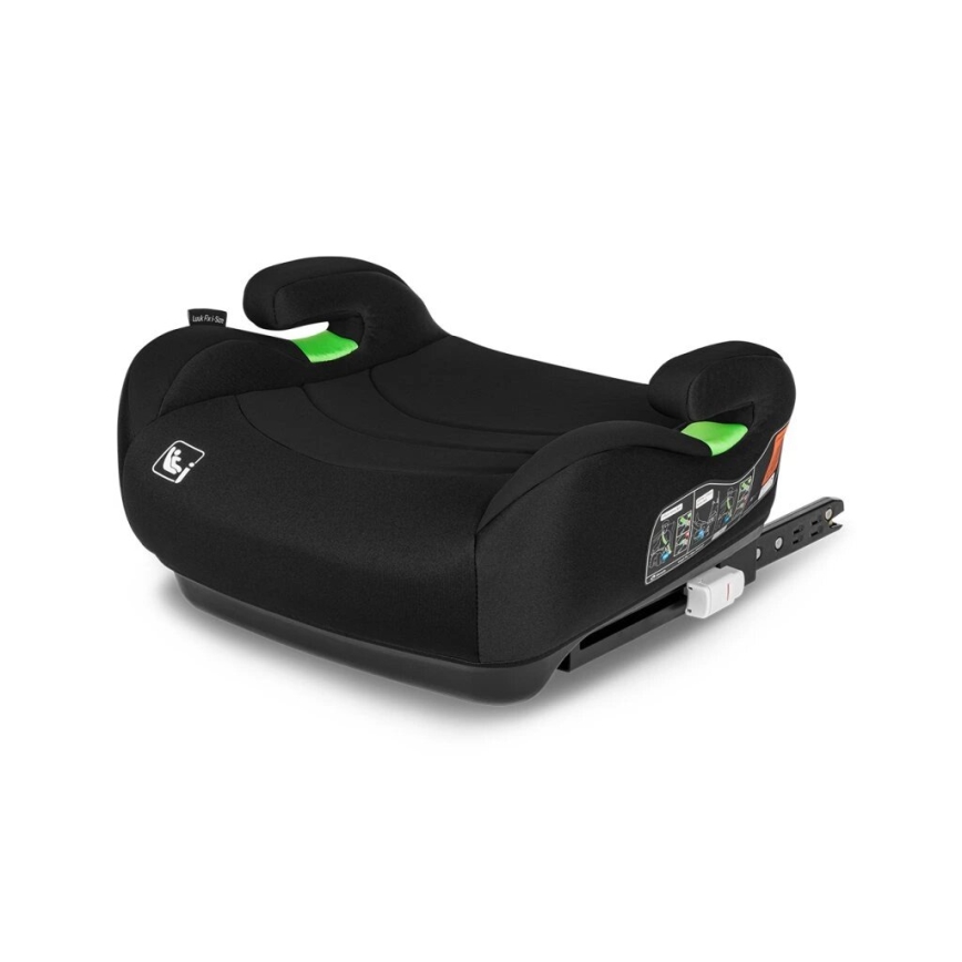 Lionelo - Podsedák do auta LUUK FIX i-Size 125-150 cm čierny