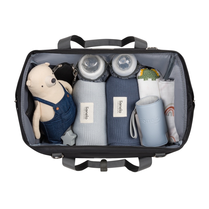 Lionelo - Prebaľovacia taška na kočík IDA Black Onyx