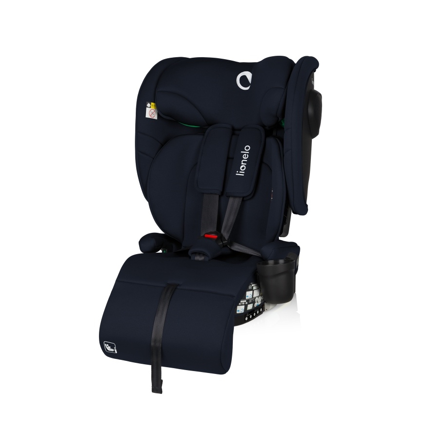 Lionelo - Skladacia autosedačka NELLY i-Size 76-150 cm tmavomodrá