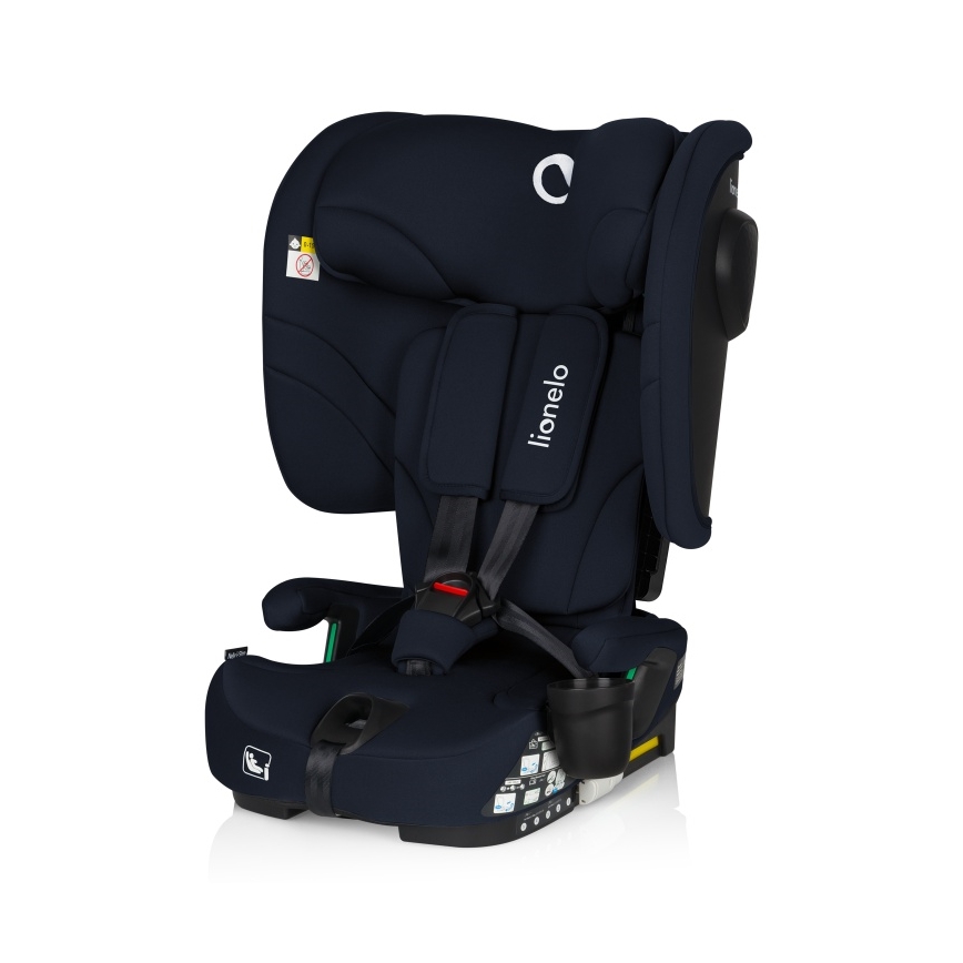 Lionelo - Skladacia autosedačka NELLY i-Size 76-150 cm tmavomodrá
