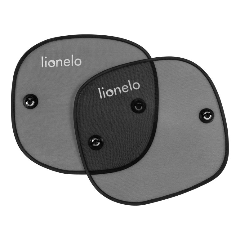 Lionelo - slnečná clona s prísavkou SUNSHADE 2 ks čierna