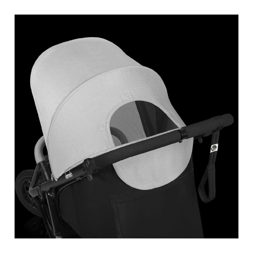 Lionelo - Športový kočík AZURA čierna/sivá