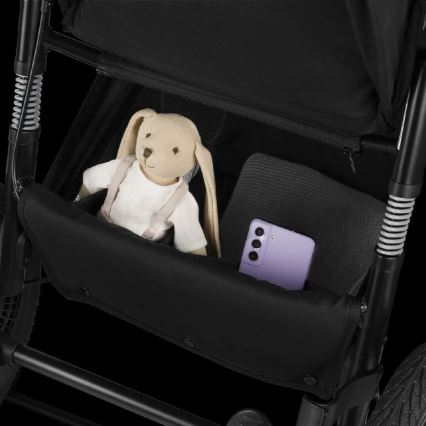 Lionelo - Športový kočík AZURA čierna/sivá