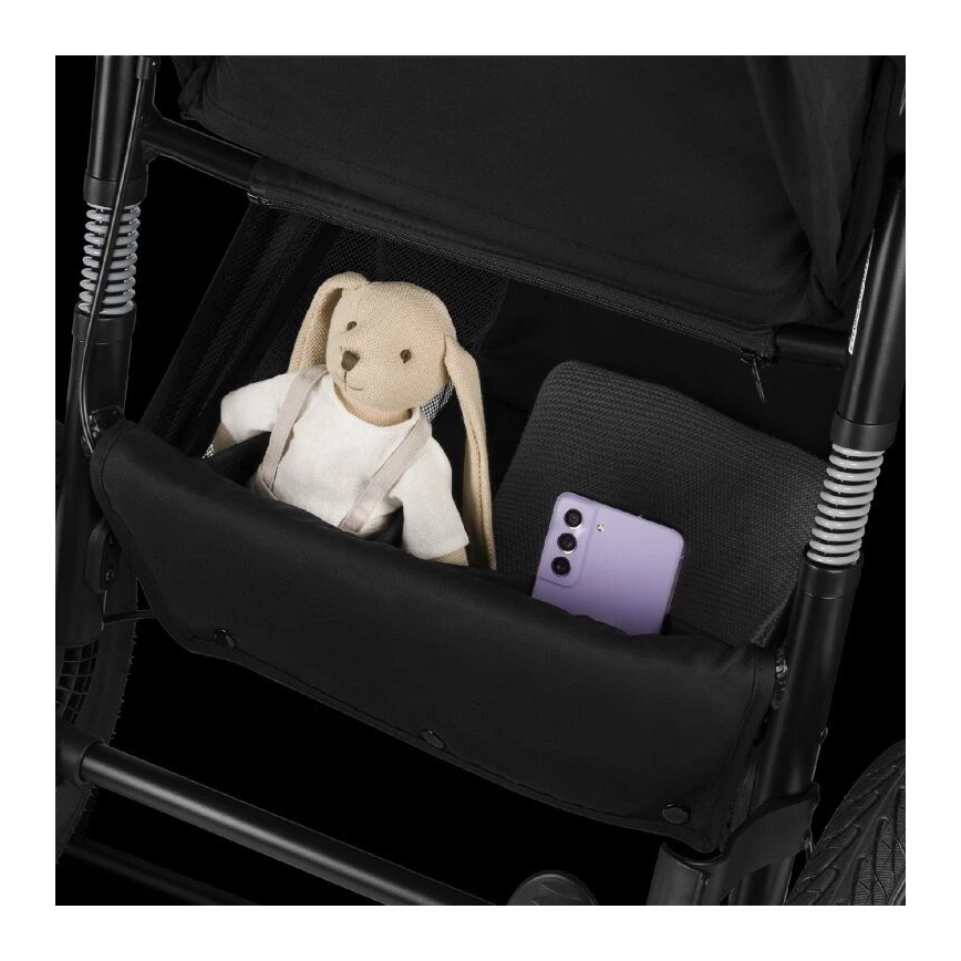 Lionelo - Športový kočík AZURA čierna/sivá