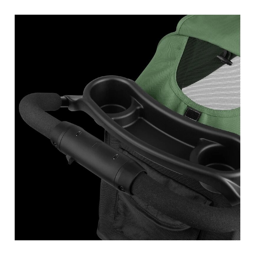 Lionelo - športový kočík EMMA PLUS zelený/čierny