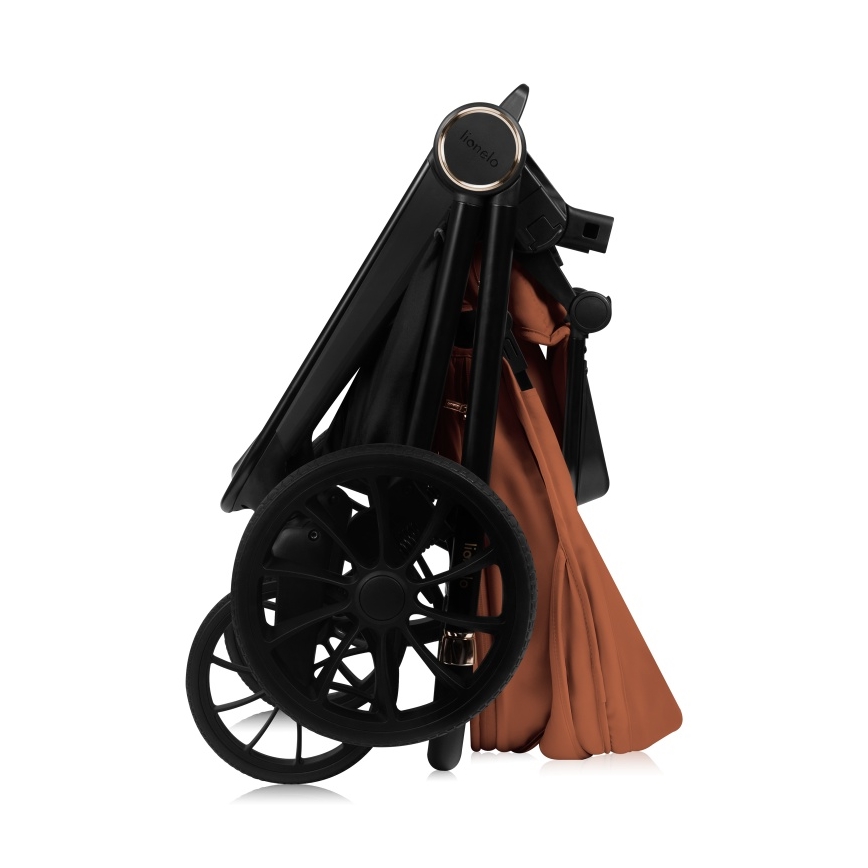 Lionelo - Športový kočík MIKA PLUS hnedo-rezavý