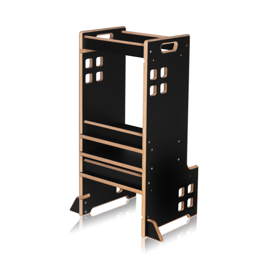 Lionelo - Učiaca veža CASS Čierny onyx