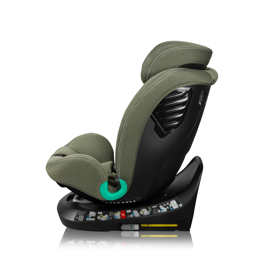 Lionelo - Autosedačka s otočnou základňou BASTIAAN ONE i-Size 40-150 cm olivovo zelená