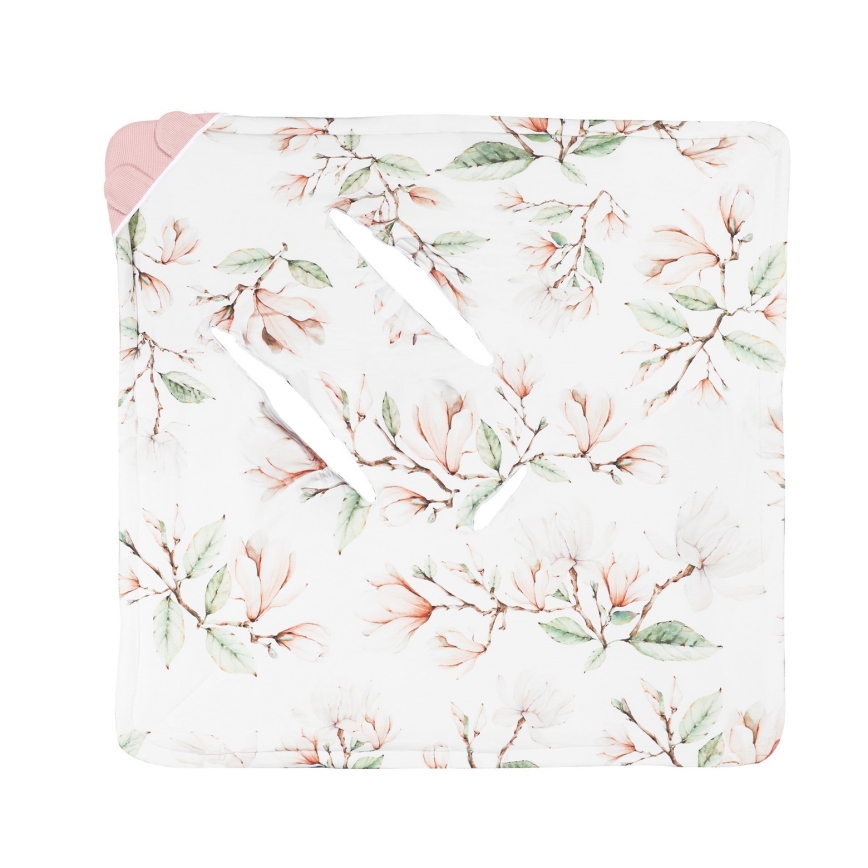 Lionelo - Zavinovačka do autosedačky TRAVEL SWADDLE 90x90 cm Béžová Magnólia