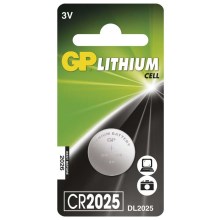 Lithiová batéria gombíková CR2025 GP LITHIUM 3V/170 mAh