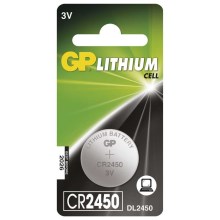 Lithiová batéria gombíková CR2450 GP LITHIUM 3V/600 mAh