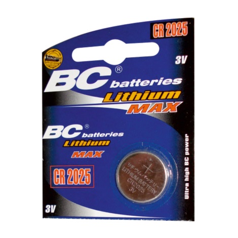Líthiová gombíková batéria CR2025 3V