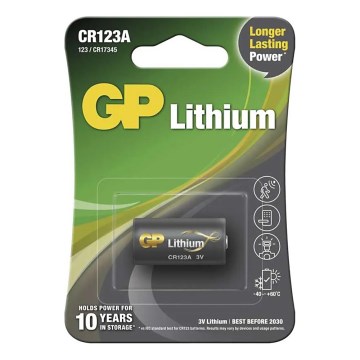 Lítiová batéria CR123A GP LITHIUM 3V/1400 mAh