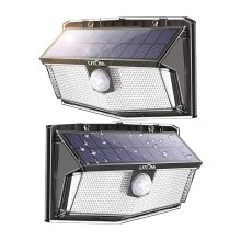 Litom - SADA 2x LED Solárne nástenné svietidlo so senzorom LED/3,7V IP67