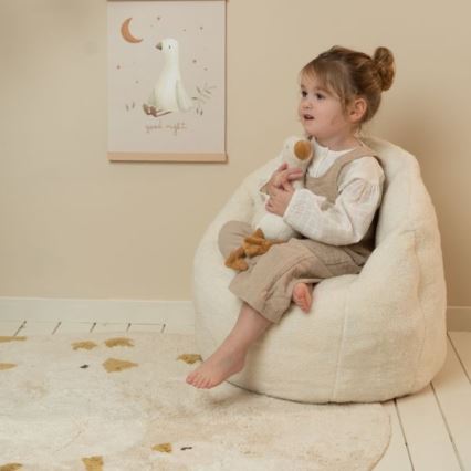 Little Dutch - Detské kresielko Soft White
