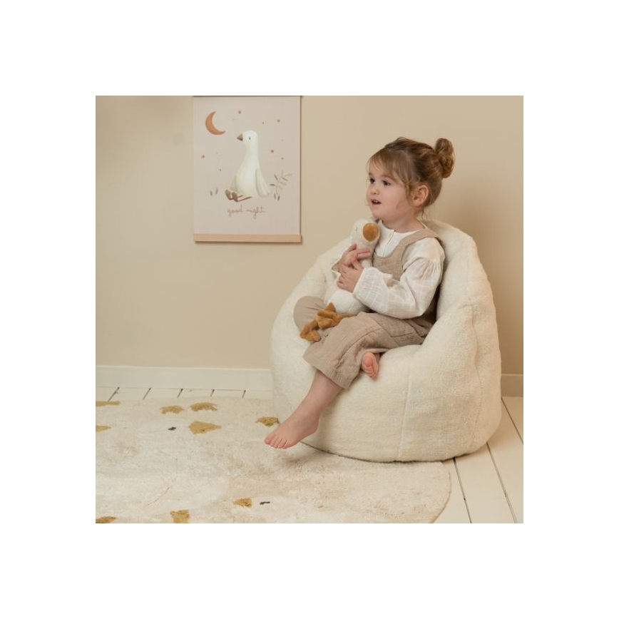 Little Dutch - Detské kresielko Soft White
