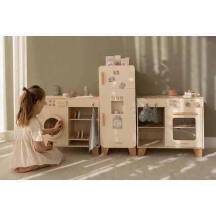 Little Dutch - Drevená chladnička s príslušenstvom