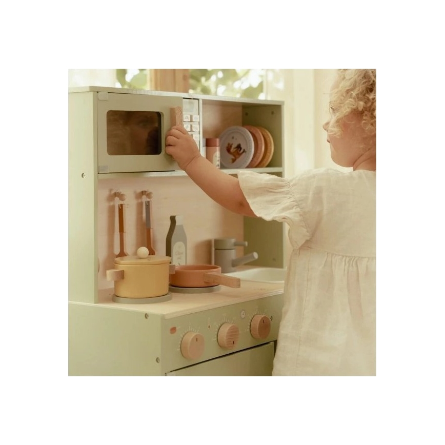 Little Dutch - Drevená kuchynka s príslušenstvom Mint