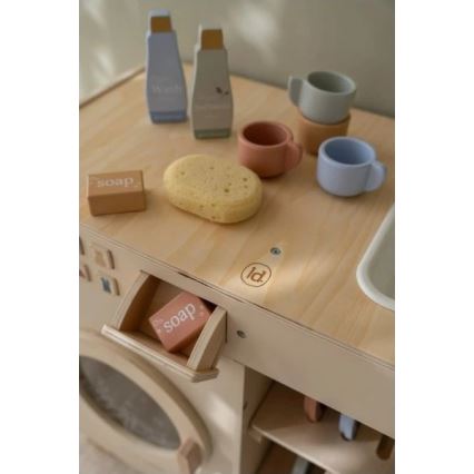 Little Dutch - Drevená práčka s príslušenstvom