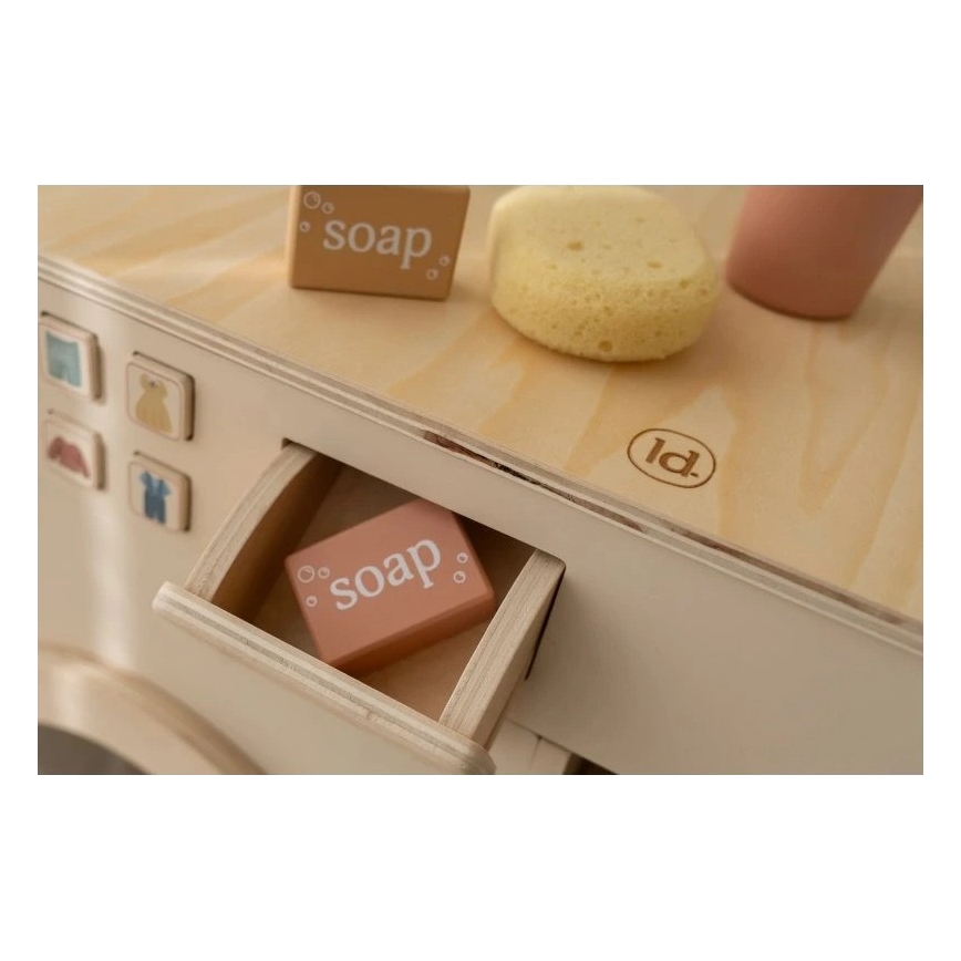 Little Dutch - Drevená práčka s príslušenstvom