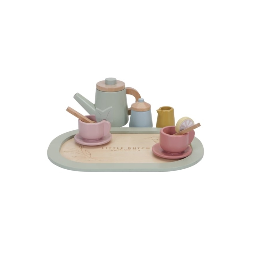 Little Dutch - Drevený čajový set