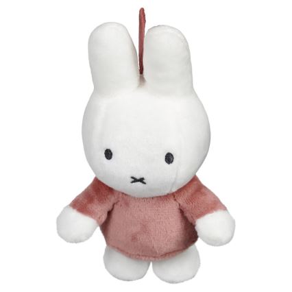 Little Dutch - Hudobný kolotoč na postieľku Miffy Fluffy ružová