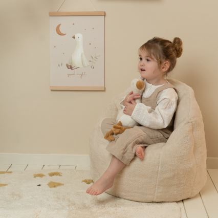 Little Dutch - Jemné béžové detské kresielko