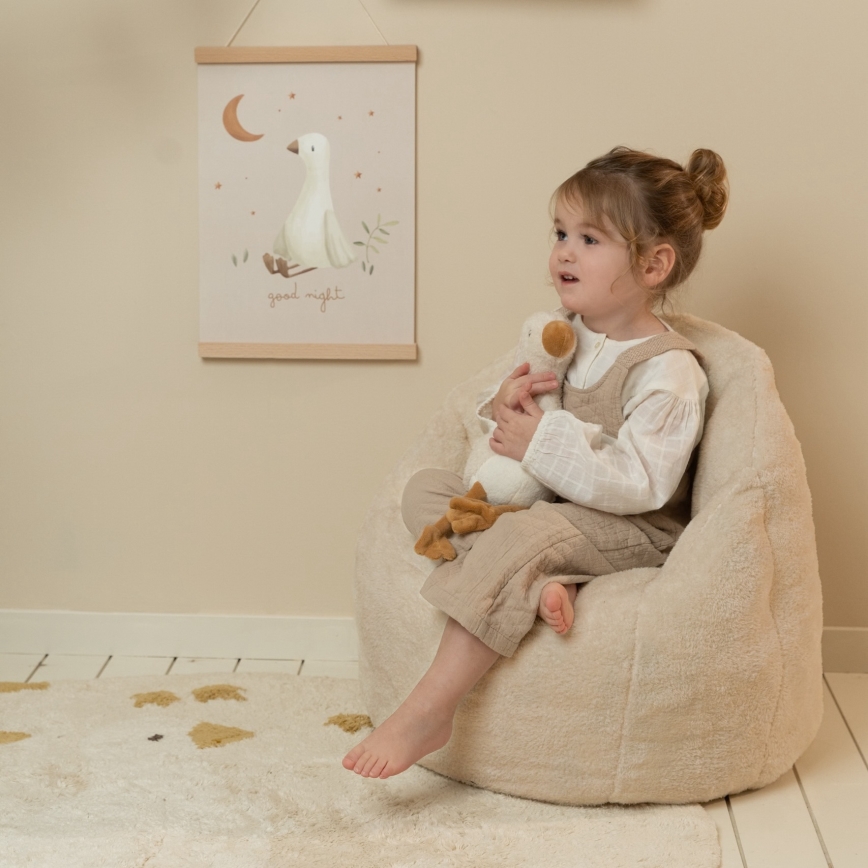 Little Dutch - Jemné béžové detské kresielko