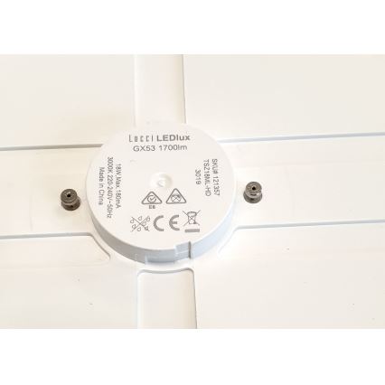 Lucci air 121357 - LED Stropné svietidlo pre ventilátor LED/18W/230V