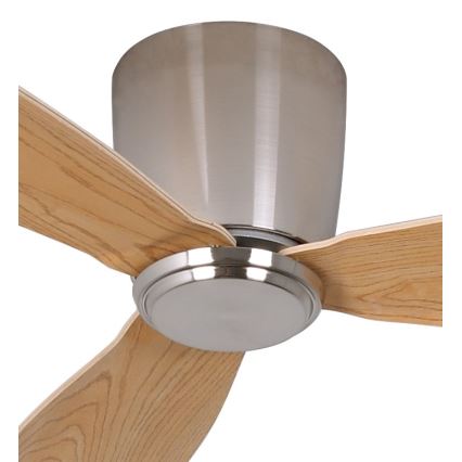 Lucci air 210519 - Stropný ventilátor AIRFUSION RADAR lesklý chróm/drevo + diaľkové ovládanie