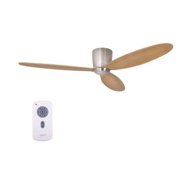 Lucci air 210519 - Stropný ventilátor AIRFUSION RADAR lesklý chróm/drevo + diaľkové ovládanie