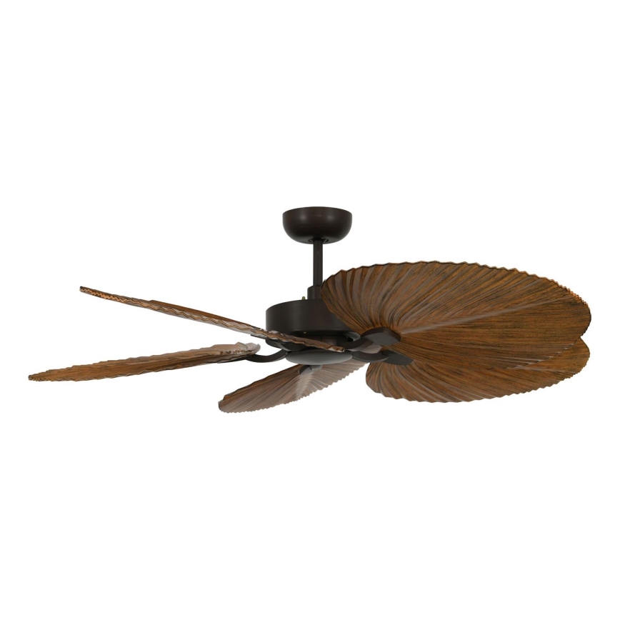 Lucci Air 21065549 - Stropný ventilátor BALI pr. 132 cm hnedá + diaľkové ovládanie