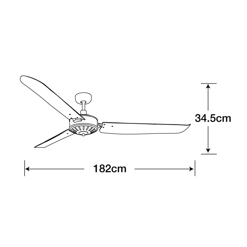 Lucci Air 211022 - Stropný ventilátor AIRFUSION CAROLINA hnedá