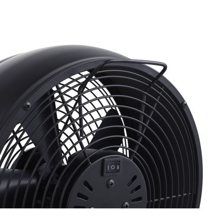 Lucci air 213120 - Stolný ventilátor BREEZE čierny pr. 28 cm