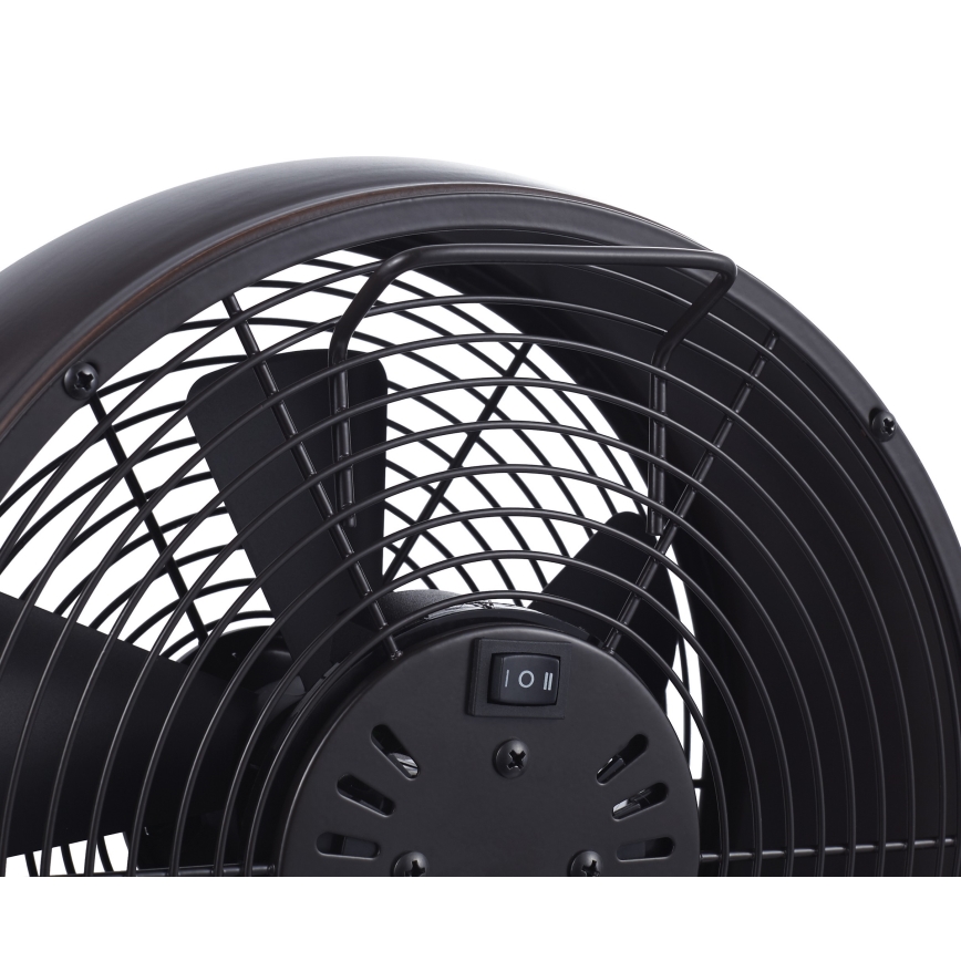 Lucci air 213121 - Stolný ventilátor BREEZE hnedý, priemer 28 cm