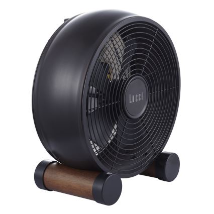 Lucci air 213121 - Stolný ventilátor BREEZE hnedý, priemer 28 cm