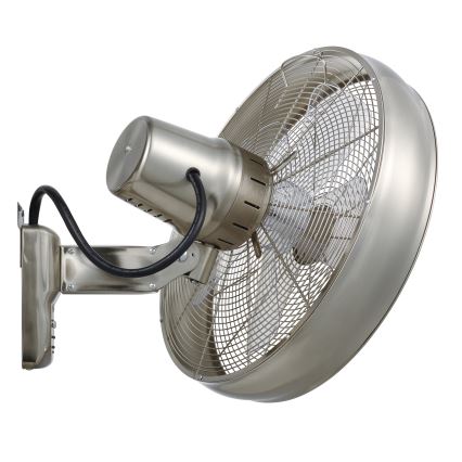 Lucci air 213126 - Nástenný ventilátor BREEZE 55W/230V matný chróm + diaľkové ovládanie