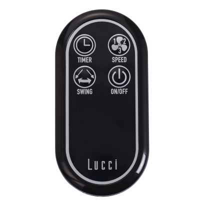 Lucci air 213126 - Nástenný ventilátor BREEZE 55W/230V matný chróm + diaľkové ovládanie