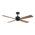 Lucci air 213170 - LED Stropný ventilátor NEWPORT wenge/hnedá + diaľkové ovládanie