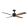 Lucci air 213170 - LED Stropný ventilátor NEWPORT wenge/hnedá + diaľkové ovládanie