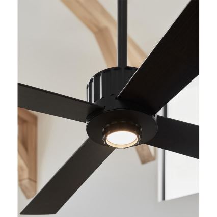 Lucci air 213170 - LED Stropný ventilátor NEWPORT wenge/hnedá + diaľkové ovládanie