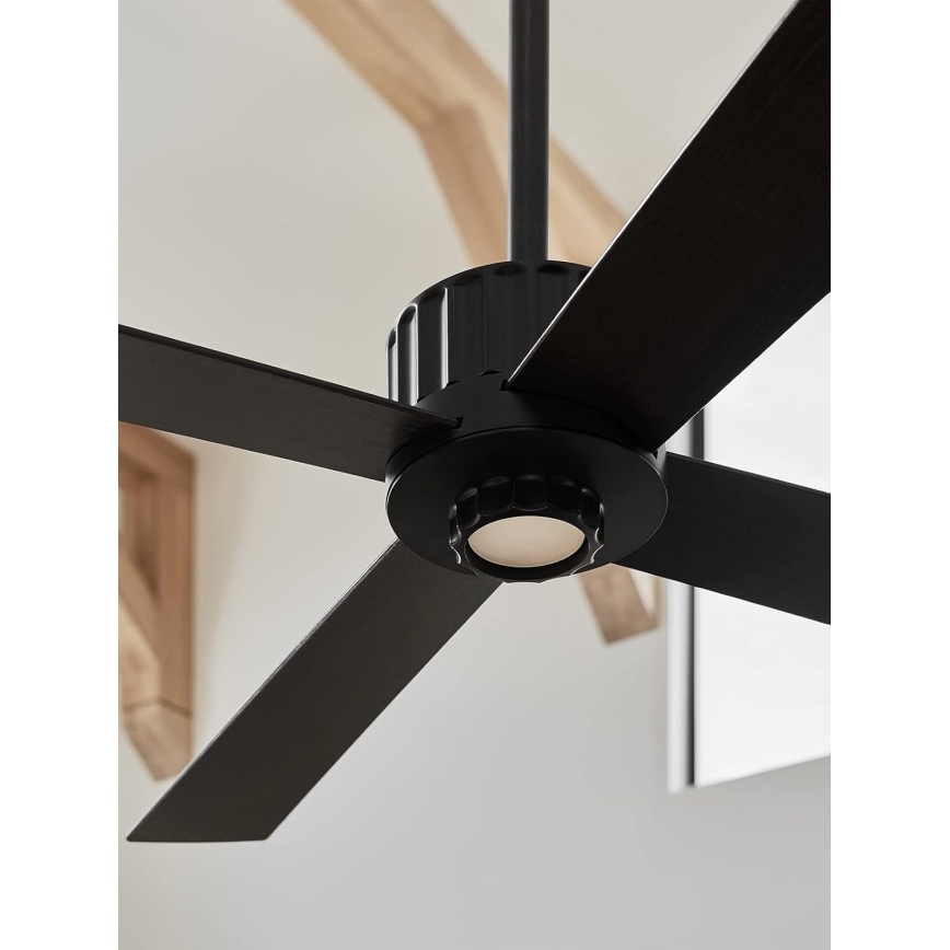 Lucci air 213170 - LED Stropný ventilátor NEWPORT wenge/hnedá + diaľkové ovládanie