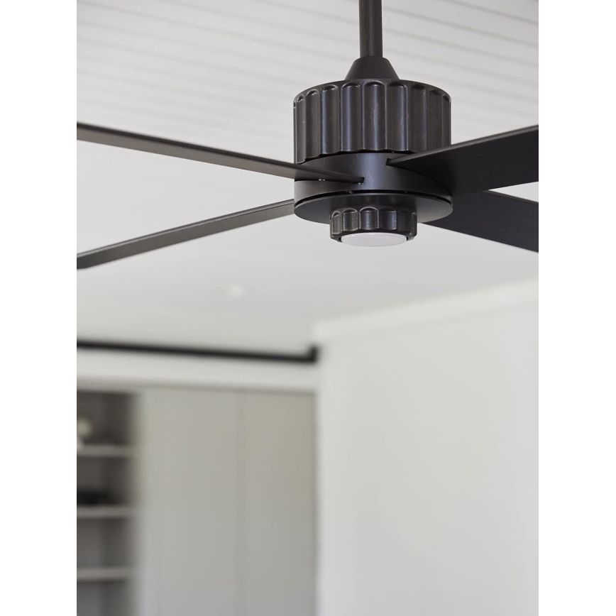 Lucci air 213170 - LED Stropný ventilátor NEWPORT wenge/hnedá + diaľkové ovládanie