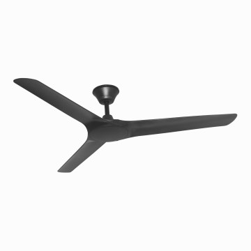 Lucci Air 21321649 - Stropný ventilátor ABYSS pr. 142 cm IP66 čierna + diaľkové ovládanie