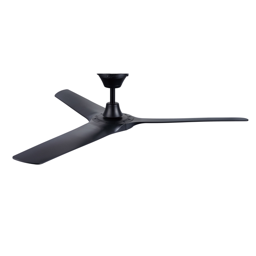 Lucci Air 21321649 - Stropný ventilátor ABYSS pr. 142 cm IP66 čierna + diaľkové ovládanie