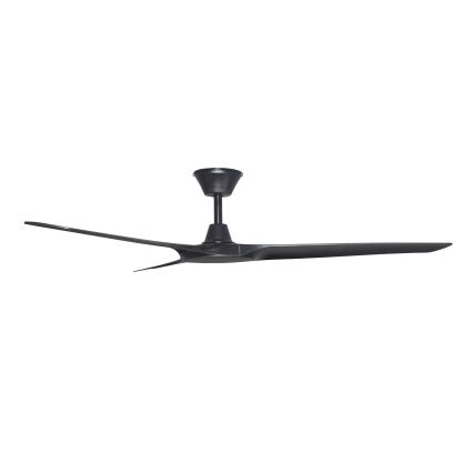 Lucci Air 21321649 - Stropný ventilátor ABYSS pr. 142 cm IP66 čierna + diaľkové ovládanie