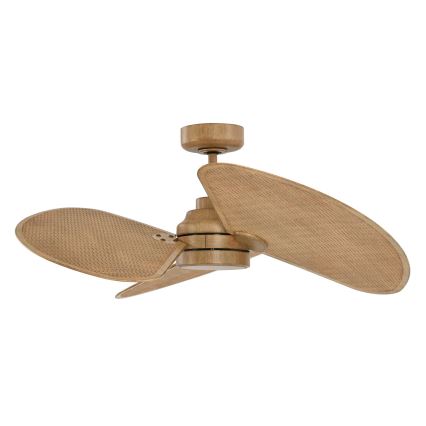 Lucci Air 21325549 - LED stmievateľný stropný ventilátor SABLE 1xGX53/12W/230V 3000/4000/5000K pr. 91,5 cm hnedá + diaľkové ovládanie